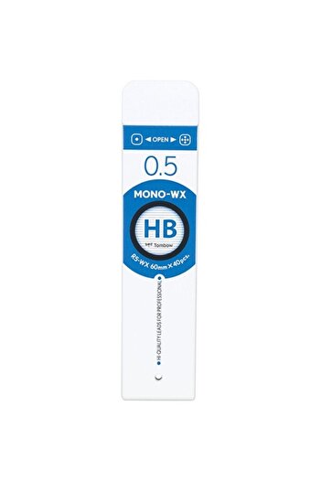 Tombow : طرف احترافي Mono-wx: 0.5 مم: 40 طرف/أنبوب (hb)