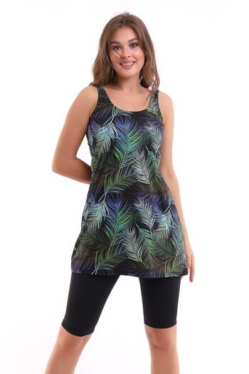 Aykum Mayo Tights Dress Swimsuit
