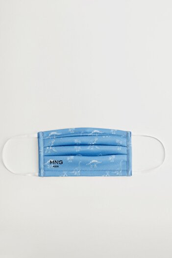MANGO Kids Erkek Çocuk Mavi Maske 87100191