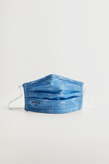MANGO Kids Erkek Çocuk Mavi Maske 87100191