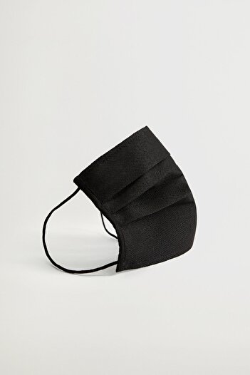 MANGO Woman Woman's Black Face Mask77075628