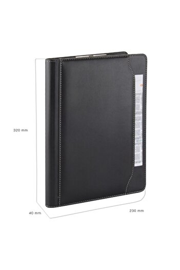 2K A4 Artificial Leather Elite Secretary Block Tray with Calculator (100 Sheets)