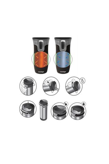 Contigo Contigo Transit Autoseal Thermal Mug 470 ml, Stainless Steel Insulated Mug.