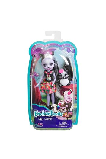 Enchantimals 2022 Yılbaşı Fırsatları - Karakter Bebekler Dvh87 Dyc75 Sage Skunk Ve Caper - ™ Beyaz At®