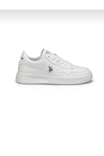 U.S. Polo Assn. Unisex Λευκά παπούτσια με κορδόνια
