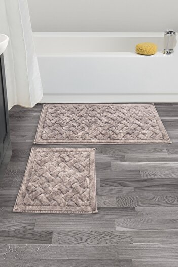 Alanur Home Σφουγγαρίστρα Conexos Cotton 2 Pack Αντίκα Καφέ