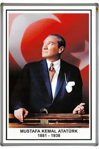 Panda Pan411 35 X 50 Metal Çerçeveli Atatürk Portresi