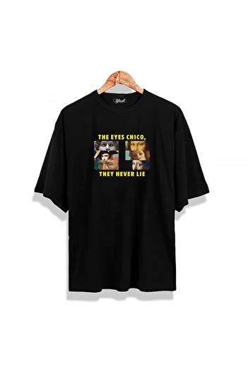 Shout Μπλουζάκι Unisex Μαύρο Oversize The Eyes Chico