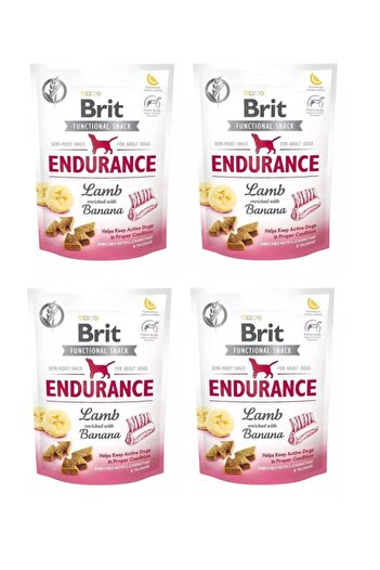 Brit Snack Endurance Dayanıklılık Artırıcı Yumuşak Köpek Ödülü 4 X 150 Gr.