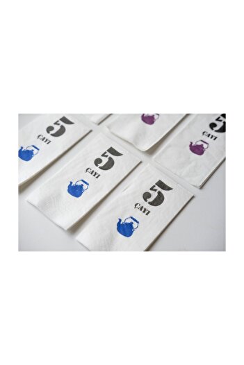 SimeStore Talking Napkin (5 TEAP BLUE) Blue Teapot