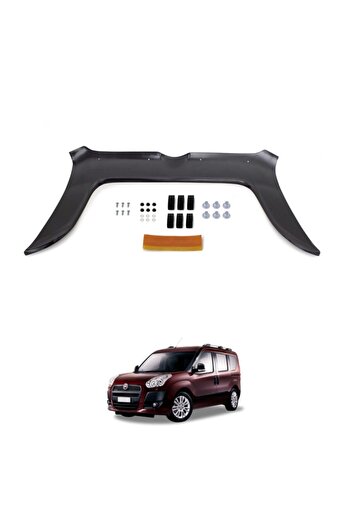 Cappafe Fiat Doblo 2010 2011 2012 2013 2014 2015 Ön Kaput Koruyucu Rüzgarlığı