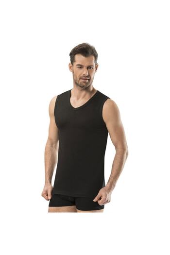 Jiber Men's V-Neck Zero Sleeve Undershirt - 115