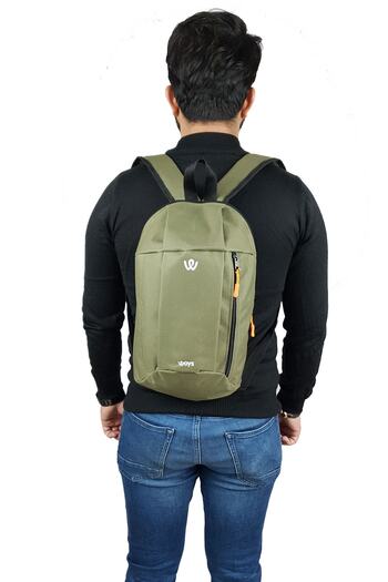 woys Μίνι σακίδιο πλάτης Unisex Khaki Green Camping Cycling Hiking