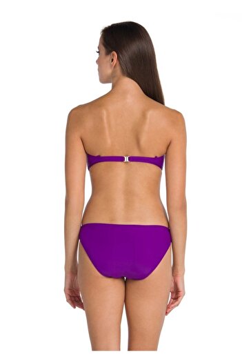 Dagi Women's Purple Lace-Up Monokini Bottom