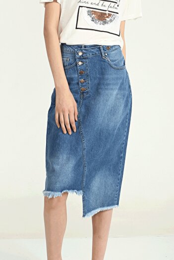 Collezione Dark Blue Women's Sports Skirt - Regular Cut