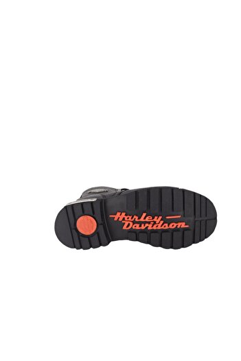 Harley Davidson Siyah Baskılı Deri Colmar Unisex Bot 025g100328