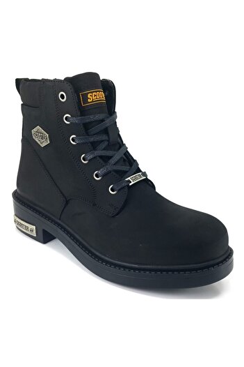 Scooter 5121 Daily Ανδρικές Μπότες Μαύρες Nubuck