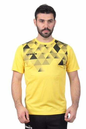 Diadora Yellow Alone Training T-Shirt