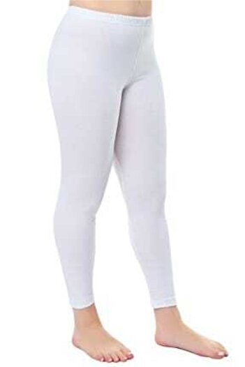 Tutku Women's Black Combed Cotton Tights 6 Pieces