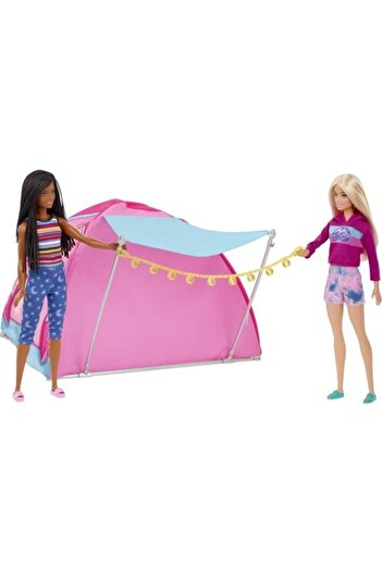 mattel Barbie Malibu Ve Brooklyn Kampta Seti Hgc18 Lisanslı Ürün