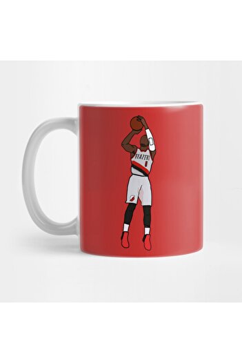 Pixxa Damian Lillard Nba Portland Trailblazers Mug Cup