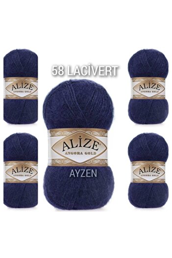 Alize Шпиндель Ayzen Home Angora Gold Hand Orgu Spindle 5 Li Package