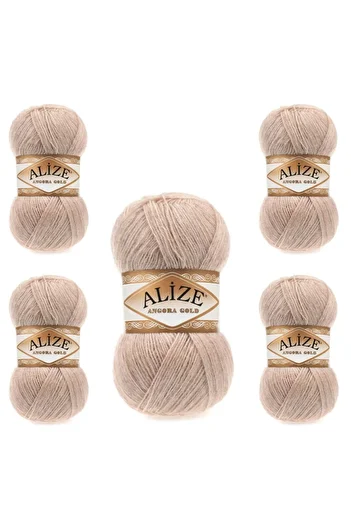 Alize Ayzen Home Angora Χειροποίητο Πλεκτό Σχοινί 5 Συσκευασία