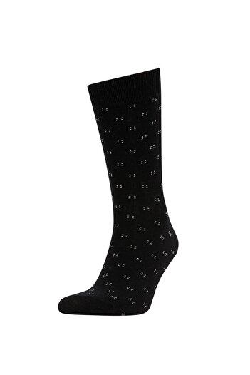 DeFacto Men's 3-Piece Cotton Long Socks