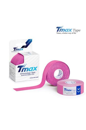 TMAX Kinesio Tape Pain Tape 2.5 Cm X 5 Meters Pink Color - 2 Pieces