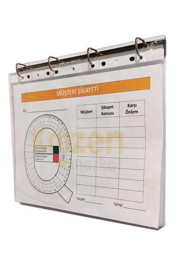 Kaizen Market 5s Board Folder Mechanism D Type 20mm 4 Rings (PACK OF 5)
