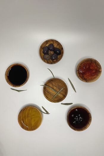 MORLEA Home Olive Tree Handmade Sauce Bowl Set of 6