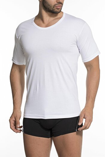 Doremi Combed Cotton Men's Short Sleeve Undershirt