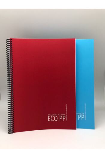 Gıpta Eco Pp Spiral Pp Cover Notebook A4 120 coli carouri 2 piese