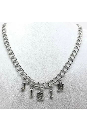 AlpCollection Jimin Lettered 45 cm Chain Necklace