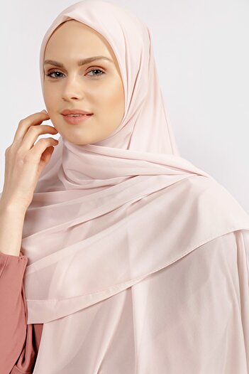 Differenza Chiffon Scarf - Light Powder