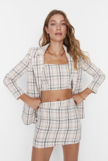 Trendyol Collection Ecru Woven Strap Blouse TWOAW23BZ00327