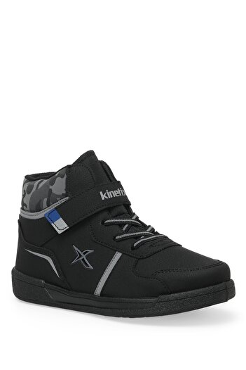Kinetix Kreja Pu Hi 2pr Black Boy High Sneaker