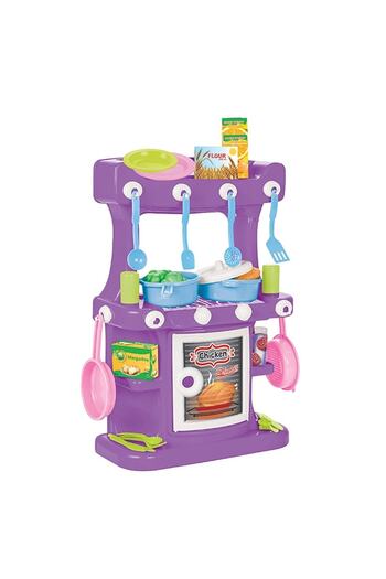 PİLSAN Lilac Children's Kitchen Set - Hamarat Footed Toy