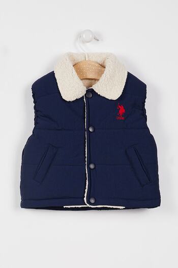 U.S. Polo Assn. Base Polo Assn Licensed Navy Blue Baby Vest