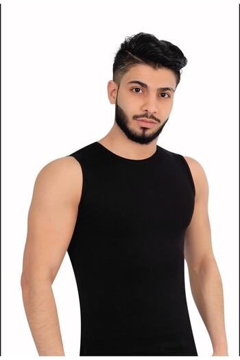 ERŞAH Lycra Zero Sleeve Athlete Closed Collar Pack of 2