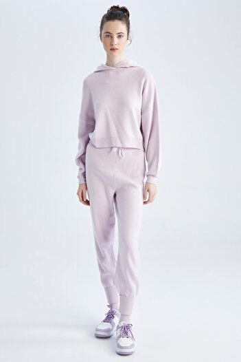DeFacto Oversize Fit Hooded Sweater