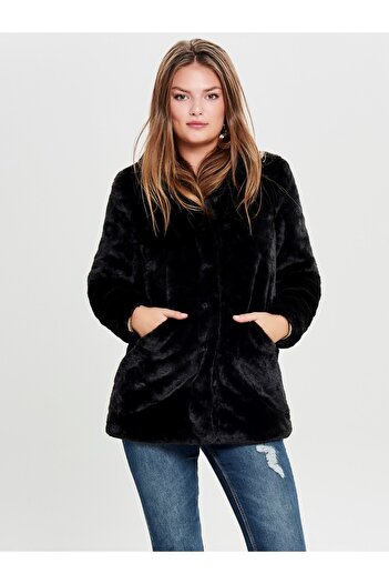 ONLY 15164600   Onlvida Faux Fur Coat Otw Women's Coat Black