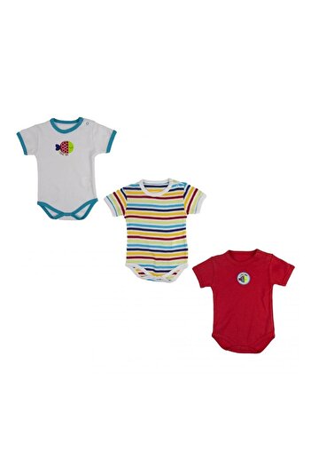 Bebepan MrFish 3-Piece Short Sleeve Baby Body 1720