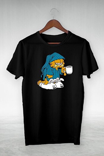 Machetta Μπλουζάκι με σχέδιο Unisex Sleeping Bag Illustration Garfield