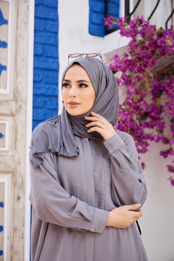 Naciye Sultan Smoked Combed Shawl