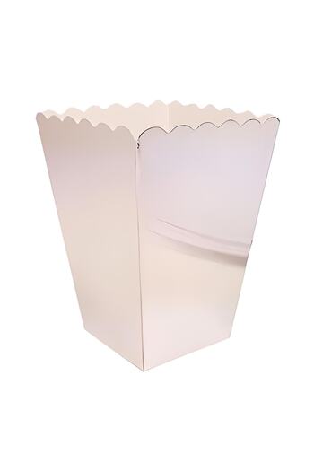 Mini Parti 8-Piece Silver Corn Box - Mini Party Store