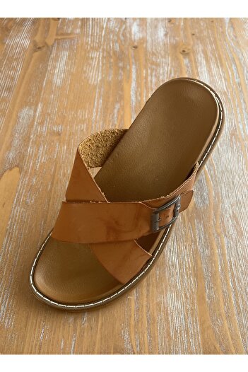Puly Akınalbella Cross Men's Slippers Narrow Fit