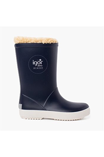 IGOR W10207 Splash Nautico Borreguito Марка Unisex З внутрішньою підкладкою з хутра Дощові чоботи Синій