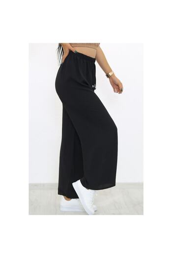 CNG MODA Ayrobin - Wide Leg Trousers Made of Aerobin Fabric