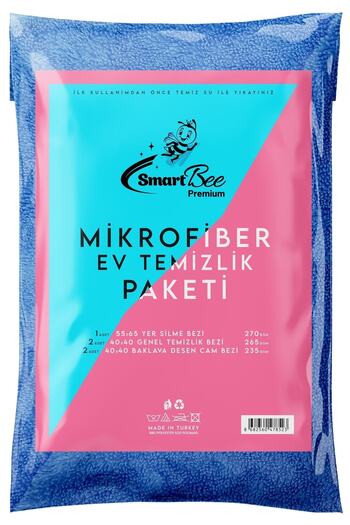 SmartBee Premium Microfiber House Cleaning Package